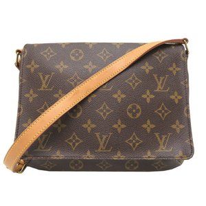 Louis Vuitton Musette Tango Short Women's Shoulder Bag M51257 Monogram Brown